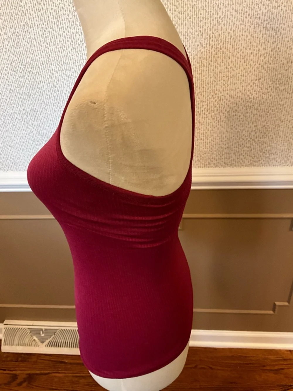 lululemon athletica Ribbed Tank Top - Wine Red - Picture 3 of 4
